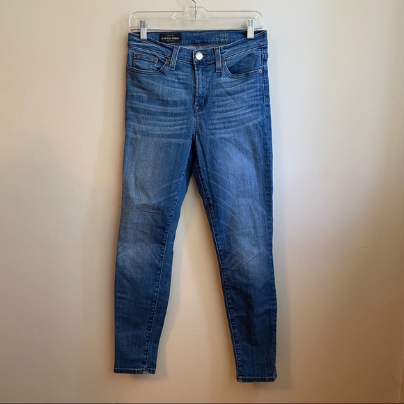 J Crew High Rise Skinny Jeans 29 Light Wash